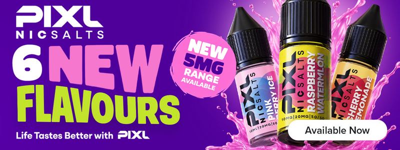 PIXL Nic Salts — 6 New Flavours